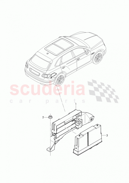 Part Diagram for Bentley 4M0907911A