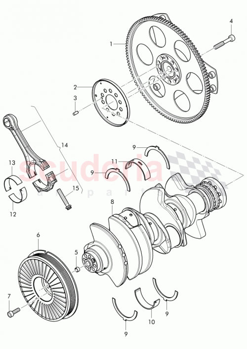 Part Diagram for Bentley 079 105 561 AL