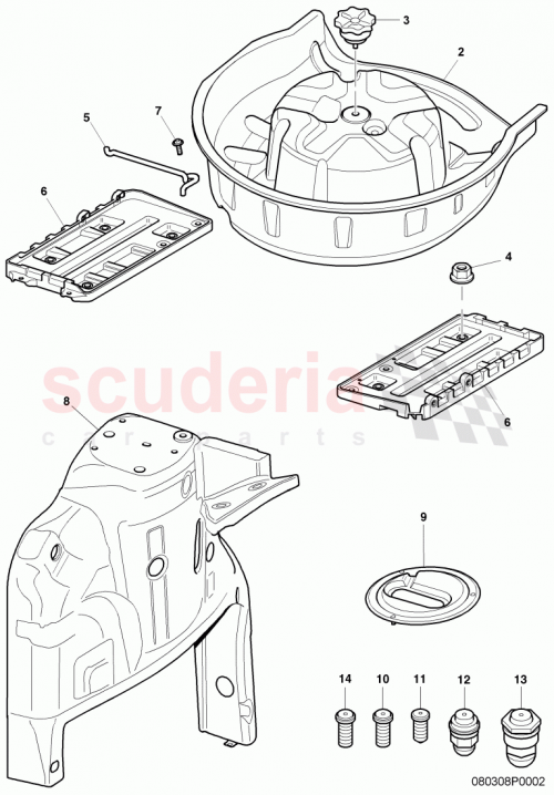 Part Diagram for Bentley 3W7 810 364 AD