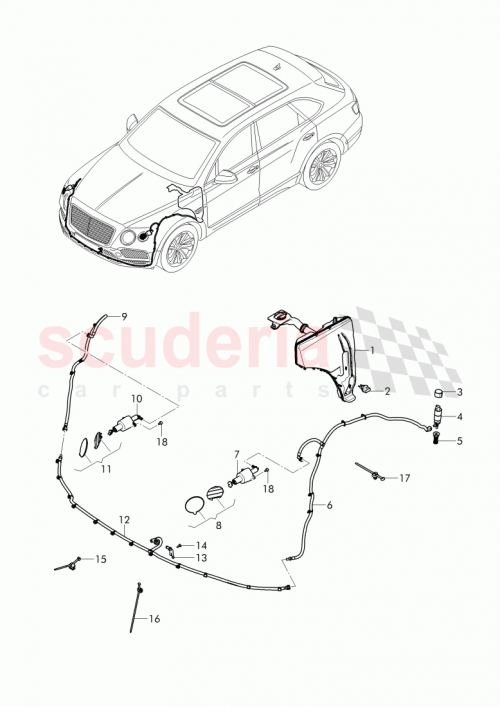 Part Diagram for Bentley N90840102