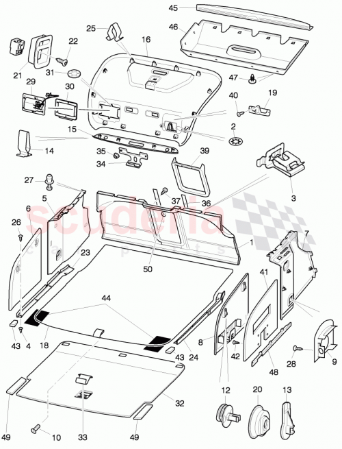 Part Diagram for Bentley 3W5867427AJ