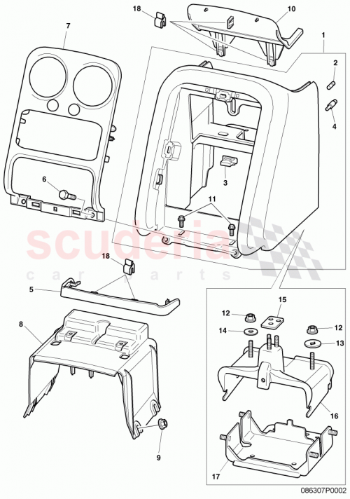 Part Diagram for Bentley 3W0864145