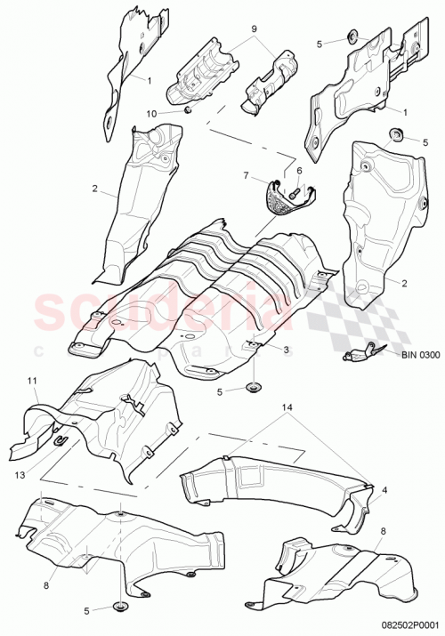 Part Diagram for Bentley 3W0825661E