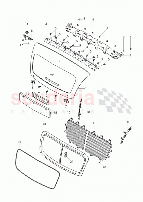 Part Diagram for Bentley 3W3807287QGRU