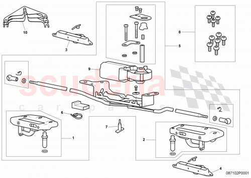 Part Diagram for Bentley 3W7871401A