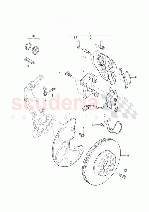 Part Diagram for Bentley 3W0 698 999 B