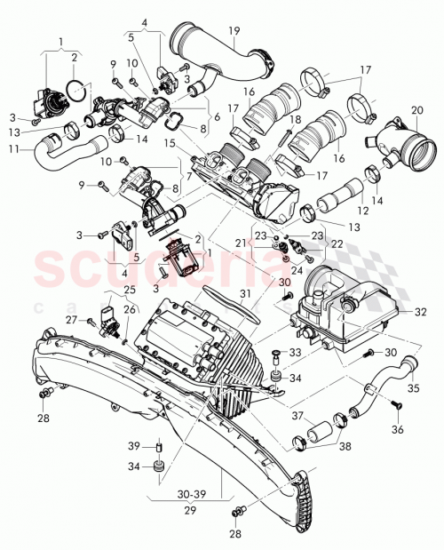 Part Diagram for Bentley 079 919 501 D