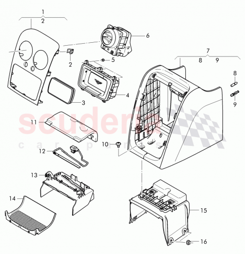 Part Diagram for Bentley 4W0 864 978