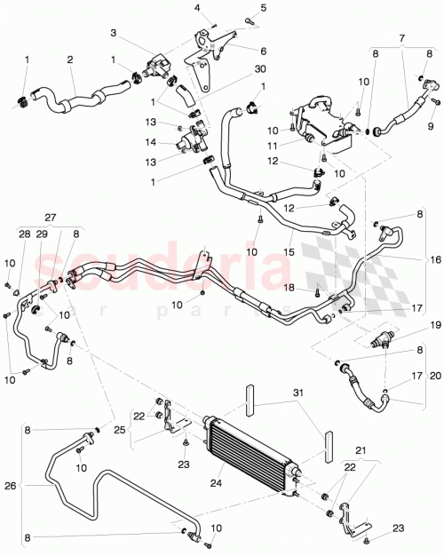 Part Diagram for Bentley 3W0 317 807 B