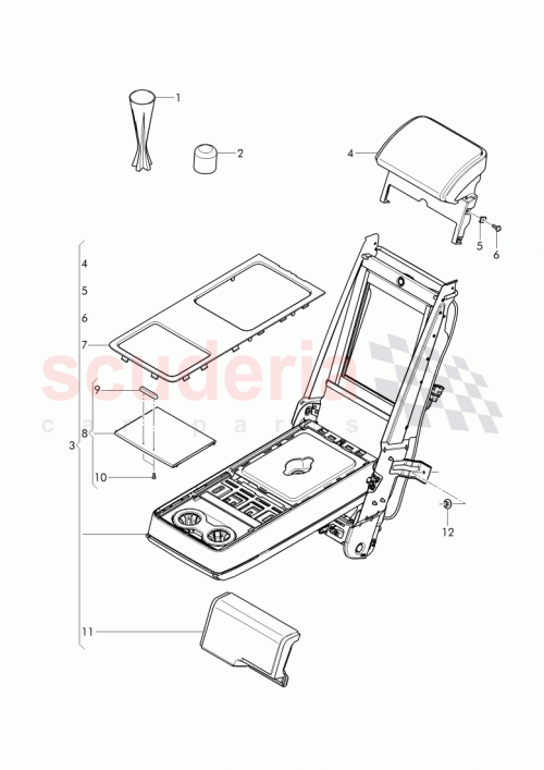 Part Diagram for Bentley 4W0 885 903