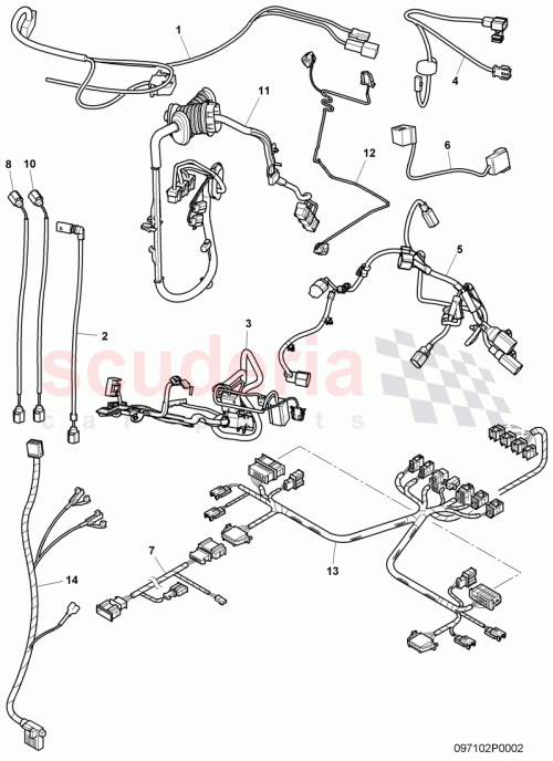 Part Diagram for Bentley 3D0971311L