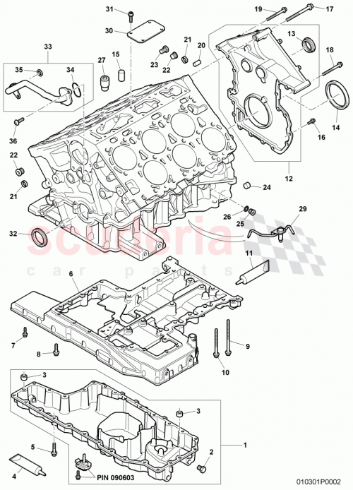 Part Diagram for Bentley 07D101122A