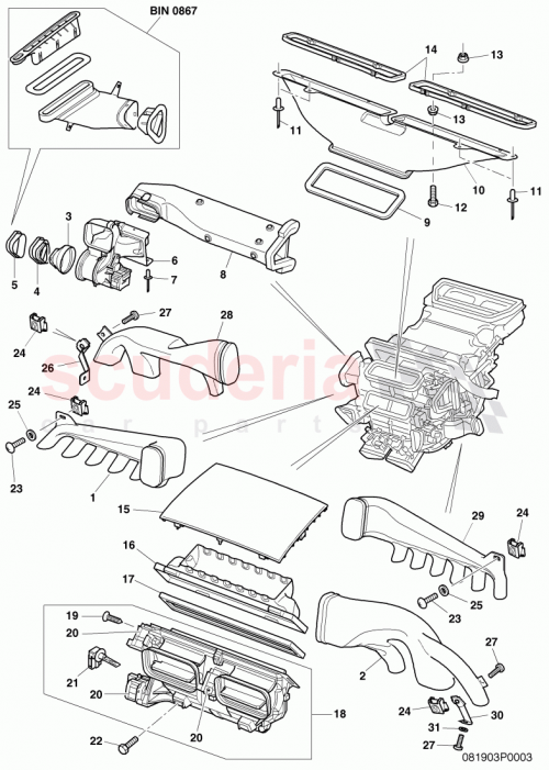 Part Diagram for Bentley 3D0959311