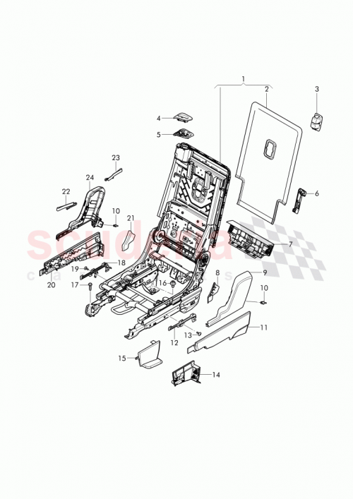 Part Diagram for Bentley 4M0 857 763 A