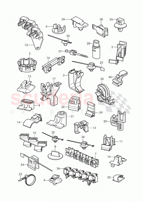 Part Diagram for Bentley 3D0 937 545 D