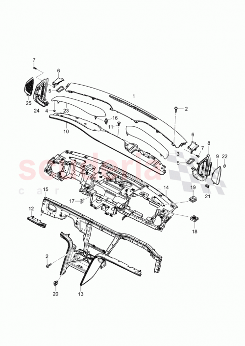 Part Diagram for Bentley 3Y0 815 681