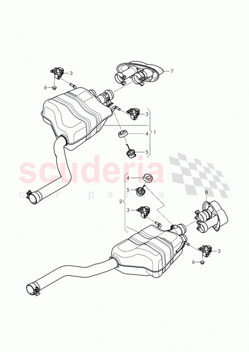 Part Diagram for Bentley 4W0 253 682 B