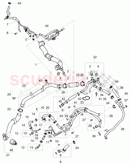 Part Diagram for Bentley 3W0122447T