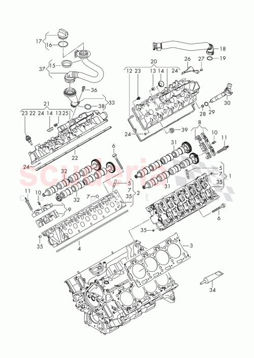 Part Diagram for Bentley N 013 199 4