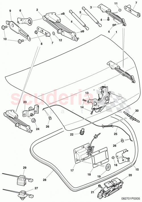 Part Diagram for Bentley 3D0827525
