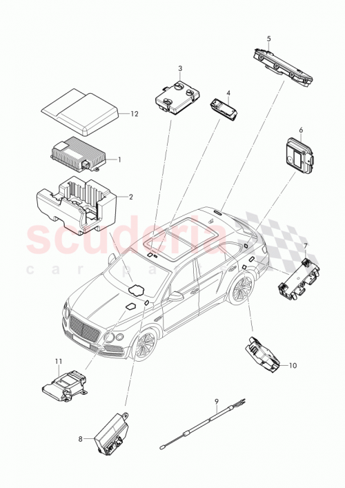 Part Diagram for Bentley 36A 963 037