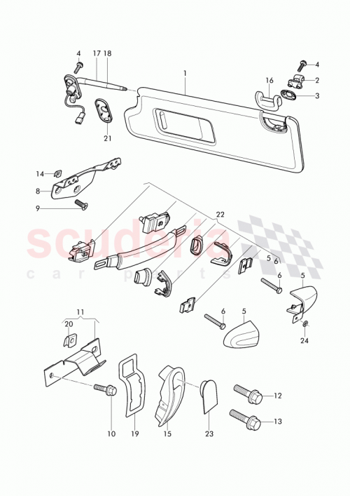 Part Diagram for Bentley 3W0 857 552 AB