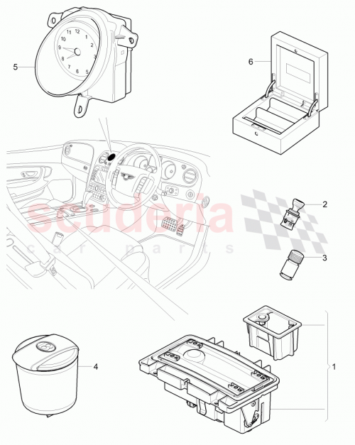Part Diagram for Bentley JNV 947 175
