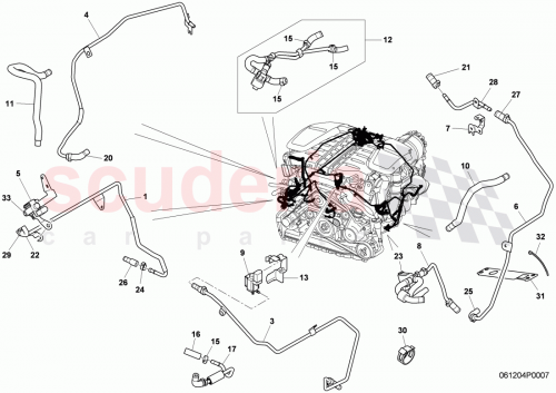 Part Diagram for Bentley 3W0 612 925 BG