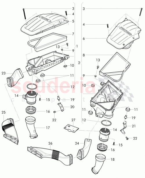 Part Diagram for Bentley 4W0129568