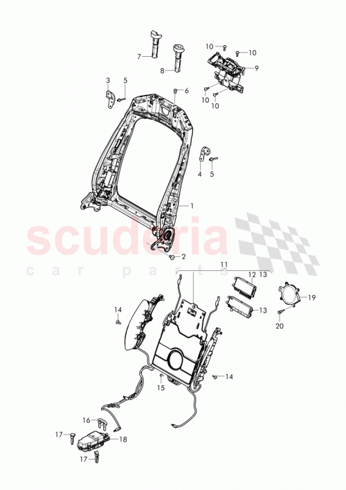 Part Diagram for Bentley 4M0 881 073 A