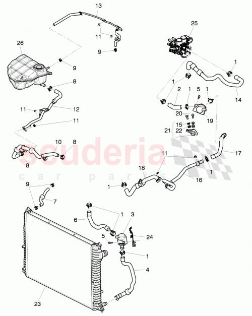 Part Diagram for Bentley 3W0965561F