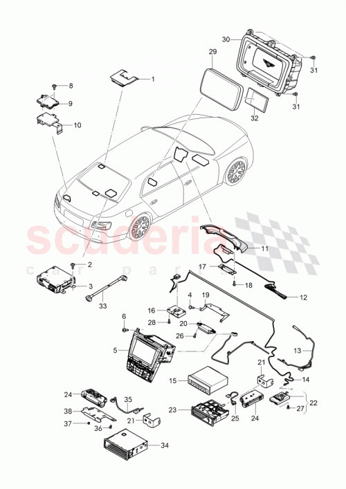 Part Diagram for Bentley 3W0 907 538