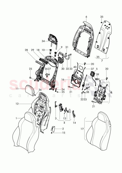 Part Diagram for Bentley 3W7 881 806 G