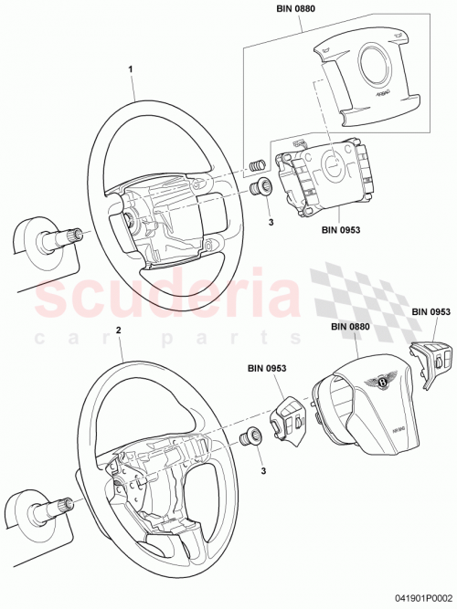 Part Diagram for Bentley DDD