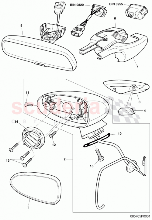 Part Diagram for Bentley 3W1857528