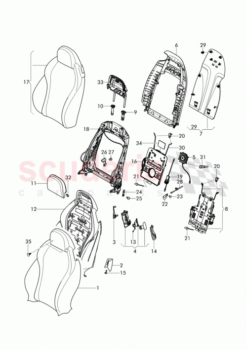Part Diagram for Bentley 3W3 881 805 AA