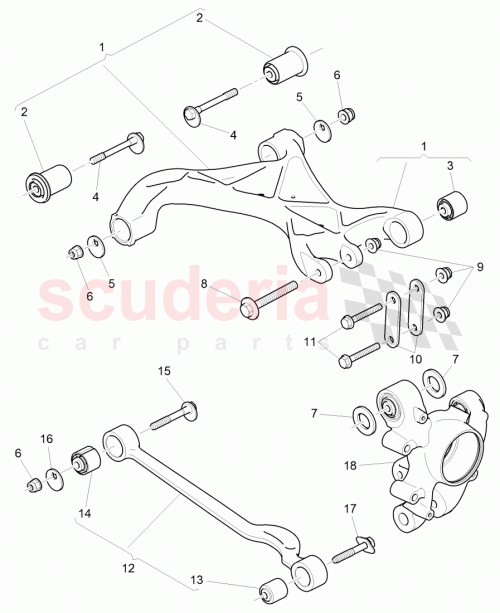 Part Diagram for Bentley 4D0501537D
