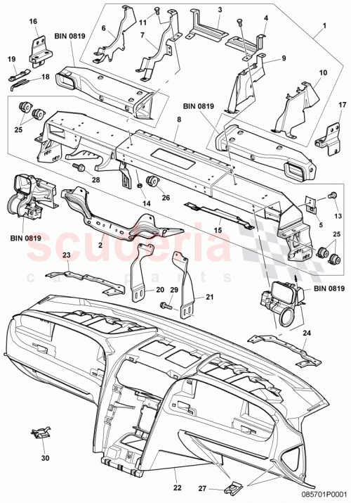 Part Diagram for Bentley N90997001
