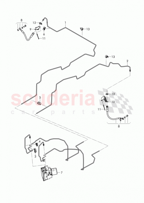Part Diagram for Bentley 1K0611853