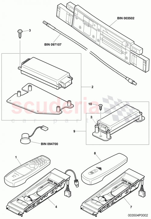 Part Diagram for Bentley 3W0 035 721 B