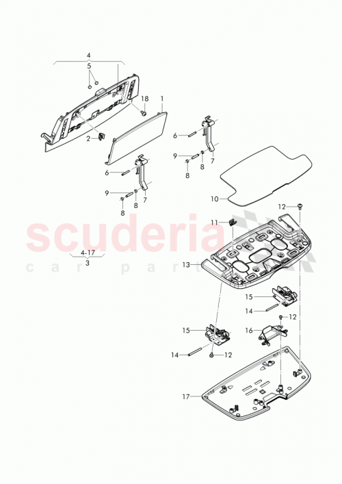 Part Diagram for Bentley 3W5882519