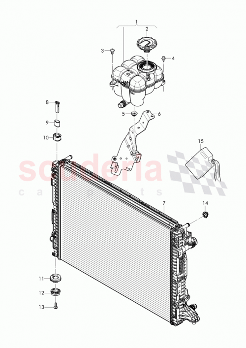 Part Diagram for Bentley 4M0 121 268 A