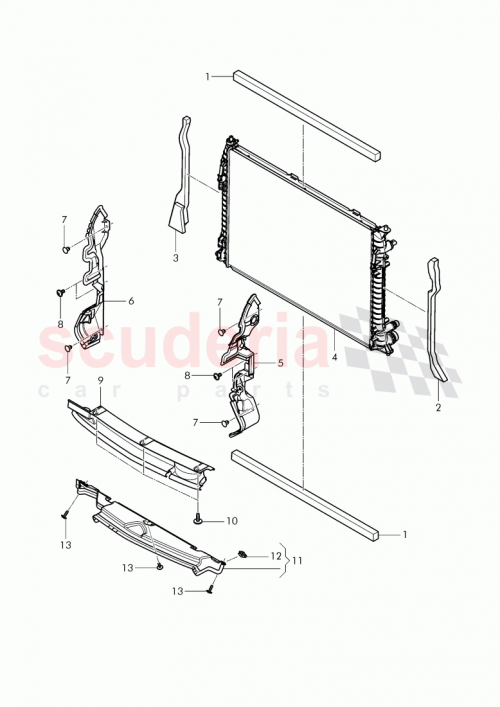 Part Diagram for Bentley 3W0 121 333 E