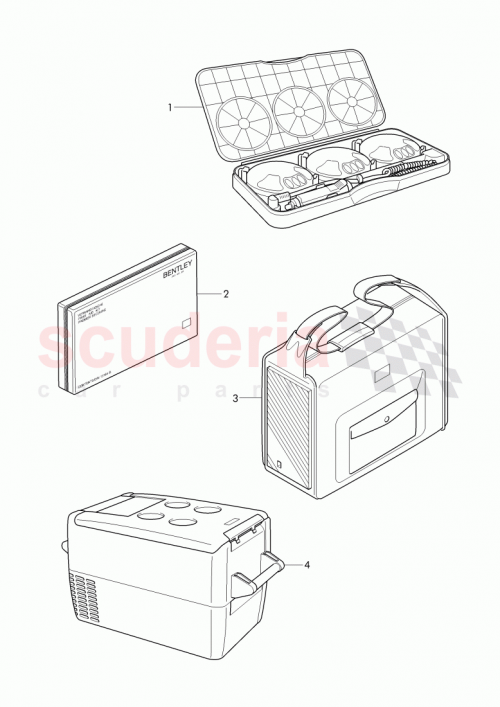 Part Diagram for Bentley JNV 862 801 A