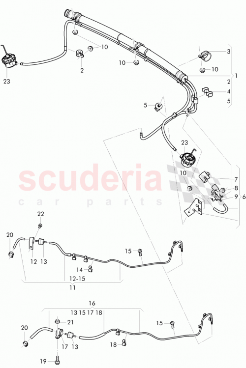 Part Diagram for Bentley 4W0 253 674