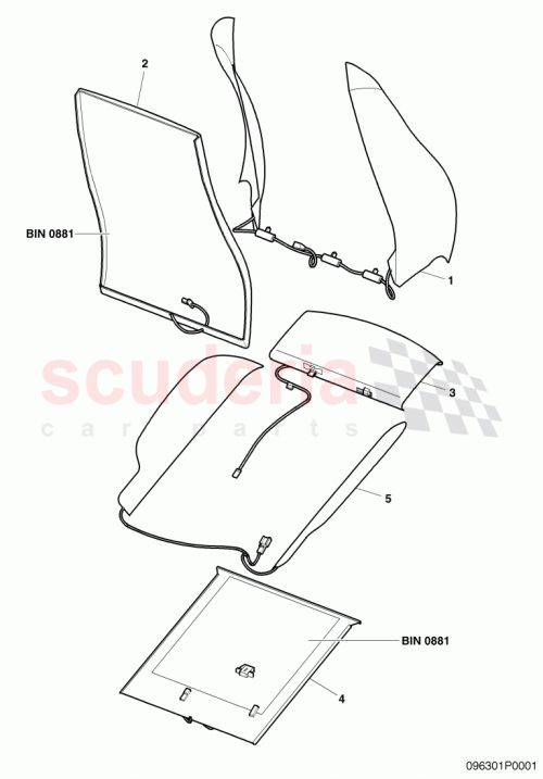 Part Diagram for Bentley 3W0963551L