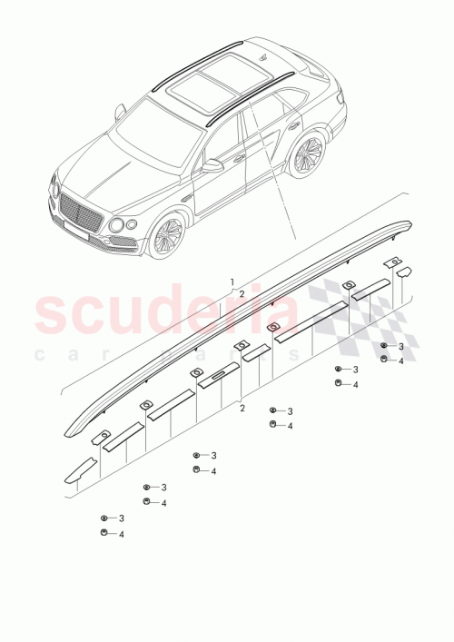 Part Diagram for Bentley 36A860151A