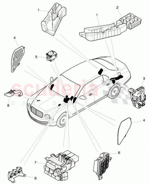 Part Diagram for Bentley 3Y0937345