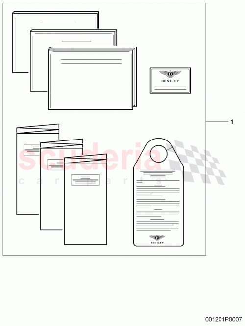 Part Diagram for Bentley 3W7 012 003 J