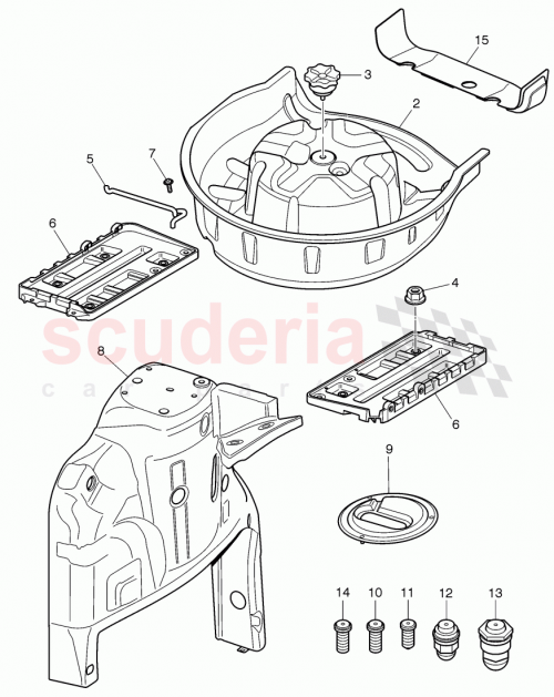 Part Diagram for Bentley 3W0804869